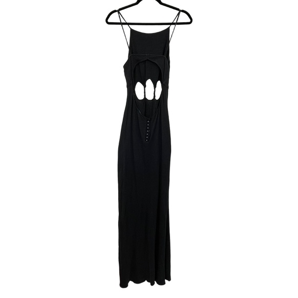 Free People Dresses & Skirts - Free People Beach Women's Gray Cutout Twisted Spaghetti Strap Maxi Dress S/P